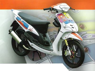 Modifikasi Warna Motor Metic yang cantik title=