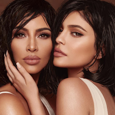 KimKardashian and Kylie Jenner in lovely promo shots for #Kkwxkyliecosmtics Collab