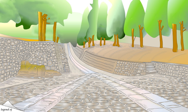 ミノア文明・クノッソス宮殿遺跡・ローヤルロード Royal Road, Knossos Palace／©legend ej