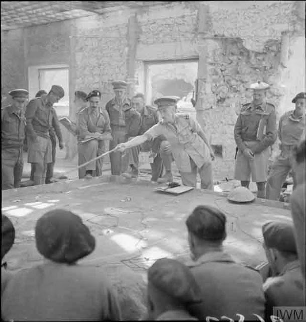 Royal Tank Regiment officers at a briefing, 29 November 1941 worldwartwo.filminspector.com