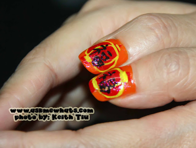 a photo of Chinese New Year Nail Art 