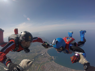 4way skydive Over Yoichi bay