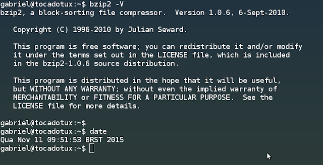 ultima versão do bzip2 hoje