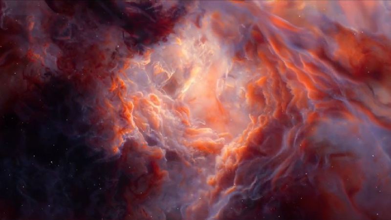 «Другое небо» - космическая медитация среди газовых туманностей, рождающих новые звёзды.