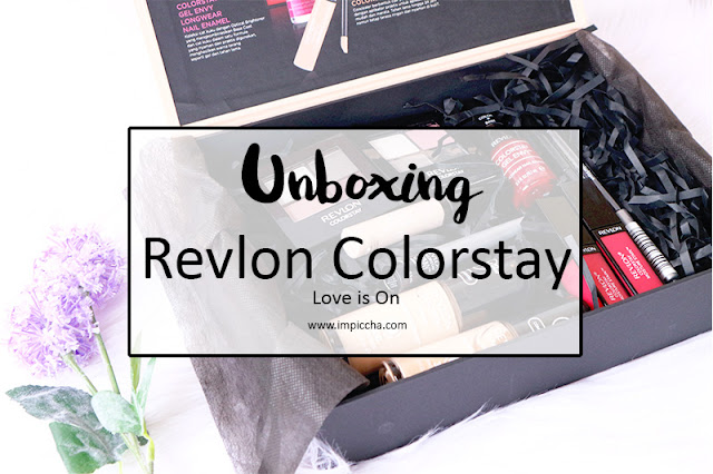 Unboxing Revlon Colorstay Love is On