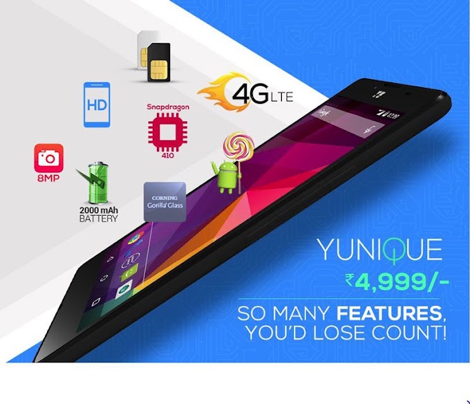 Costlier 4G phone by Rs.9 - Yu Yunique from Micromax's Yu Televentures