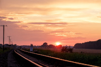 railway-tracks-afterglow-fields