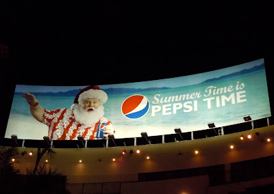 Summer Santa Pepsi billboard