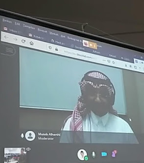 Video Conference dengan Native Speaker Saudi Arabia