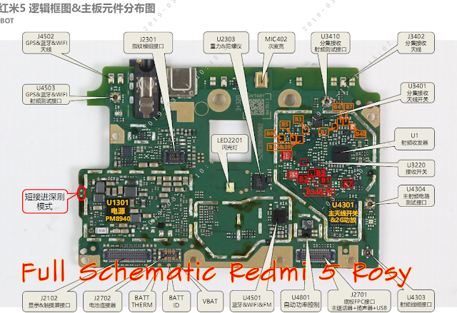 Schematic Xiaomi Redmi 5 Rosy_Gratis