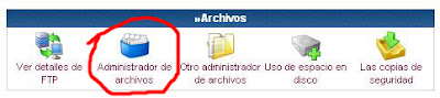 Ubicamos el Administrador de Archivos