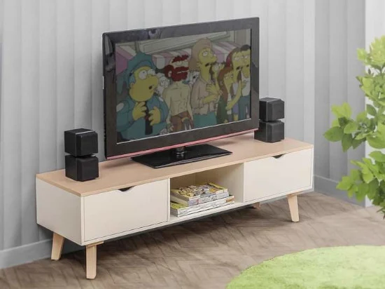 desain meja TV minimalis modern