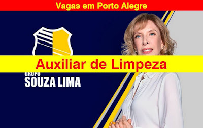 Vaga para Auxiliar de Limpeza em Porto Alegre