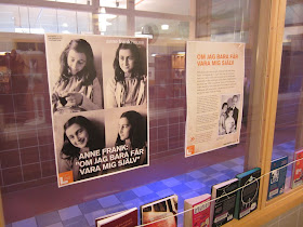 Anne Frank utställning inför förintelsens minnesdag 27 januari