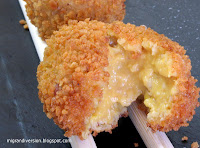  Croquetas de calabaza, nueces y jamón