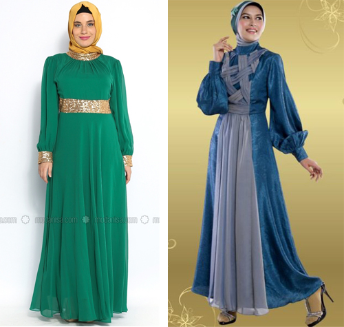 model baju gamis sifon