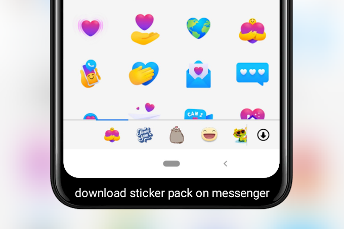 ফেসবুক মেসেঞ্জারে স্টিকার প্যাক ডাউনলোড করতে হয় কিভাবে?