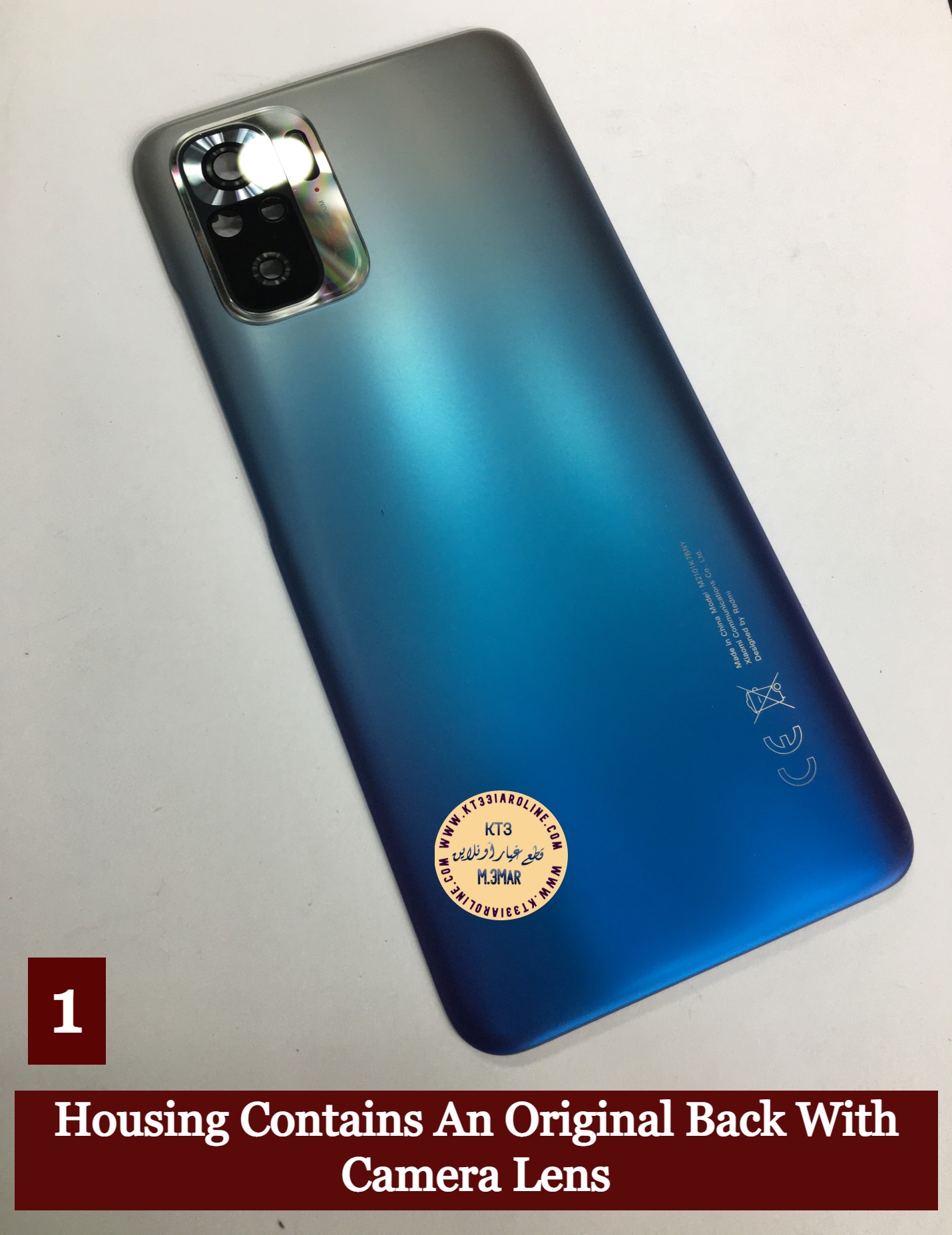 Full Body Housing For Xiaomi Redmi Note 10S - Blue