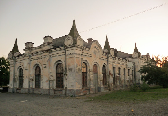 Новоселиця, Чернівецька область. Залізничний вокзал. 1905 р.