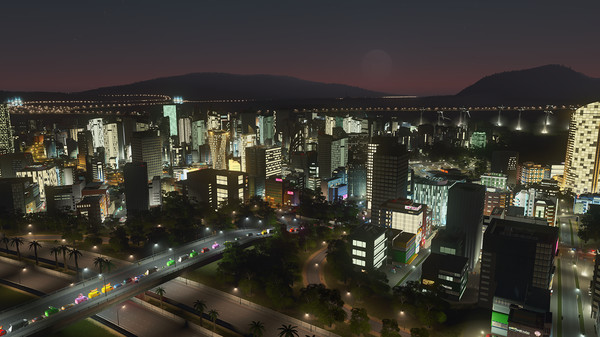 Night scne in Cities: skyline