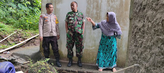 Sambang Dialogis,Personel Polsek Anyar Polres Cilegon Bersinergi Dengan Koramil Anyar