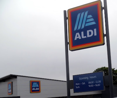 The new Aldi store taking shape in Brigg - September 2020 - ahead of opening to customers