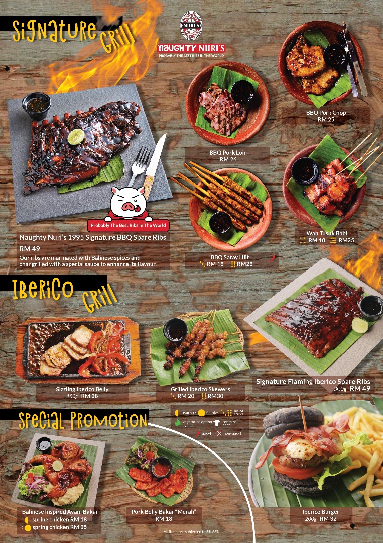 New Menu At Naughty Nuri S With Iberico Pork Jia Shin Lee