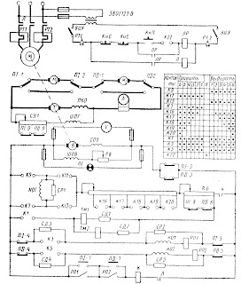 Схема электропривода брашпиля