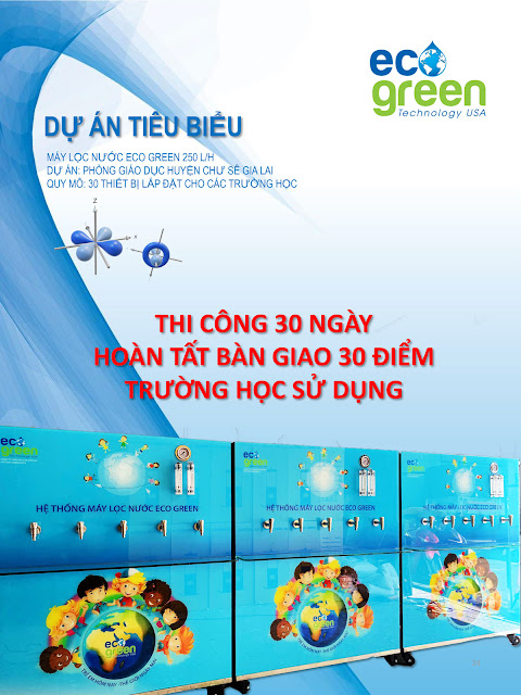 Eco Green báo giá các loại máy lọc nước R.O Lắp đặt hệ thống xử lý nước