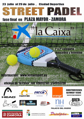 Cartel II Street Padel en Zamora