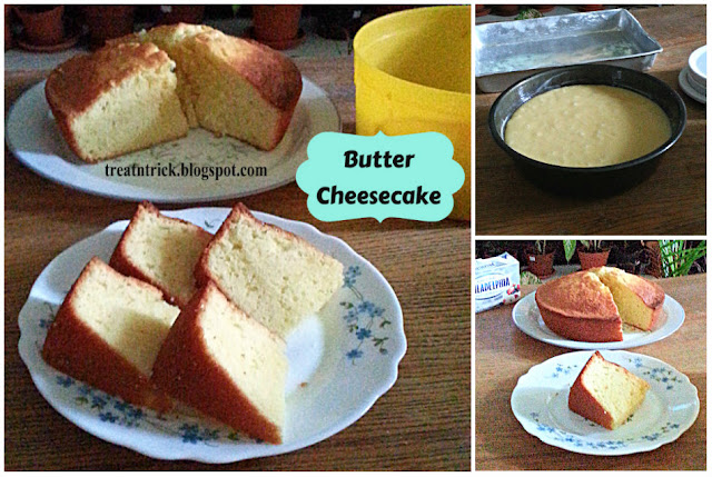 Butter Cheesecake Recipe @ treatntrick.blogspot.com