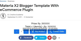 Review Template Materia X2 Premium Tema Blogger Anti Mainstream 4