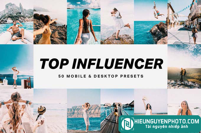 50 Top Influencer Preset tuyệt đẹp