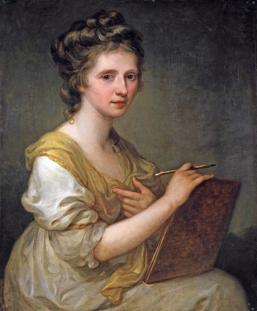 Angelica Kauffmann, Self Portrait, Portraits of Painters