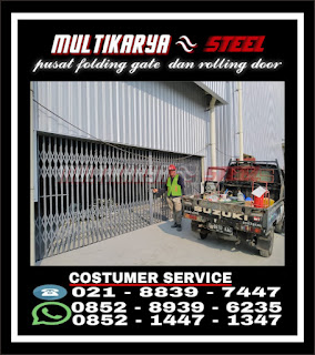 Gambar CV,Multikaryasteel Pusat informasi Terbaru Terlengkap Tentang Daftar Harga Murah Jual Beli per meter persegi M2 Terkirim Terpasang Di Awal Tahun 2021 Untuk Produk Pintu Harmonika Folding Gate Tanpa Daun Dan Rolling Door Dengan Bahan Produk Berkualitas Pabrik Terbaik Nomer 1 Satu Karya Anak Bangsa Indonesia Dengan harga Jual Paling murah untuk wilayah Medan binjai tolitoli Bandar Lampung Bengkulu bangka belitung Banda Aceh Riau Pekanbaru Padang Jambi Palembang dan wilayah sumatera lainnya,