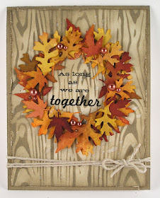 Sizzix Fall Foliage Die Ranger Distress Stain Sprays Ranger Layering Stencil Woodgrain For The Funkie Junkie Boutique