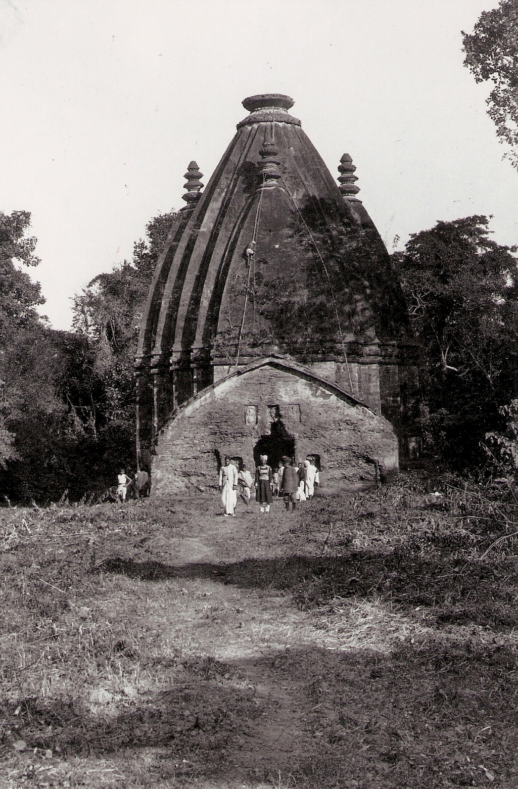 Devidol (Devi Dol) or Devi Doul (Devidoul) Hindu Temple, Gaurisagar, Sivasagar (Sibsagar), Assam, India | Rare & Old Vintage Photos (1890)