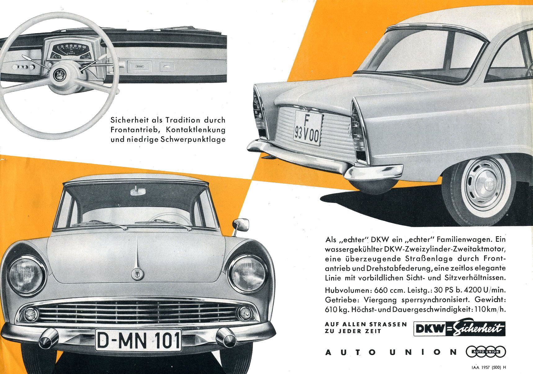 DKW Auto-Union Project: 1957 DKW 600 International