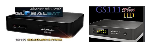 Atualizacao para o receptor Globalsat GS111 e GS111 Plus v2.11