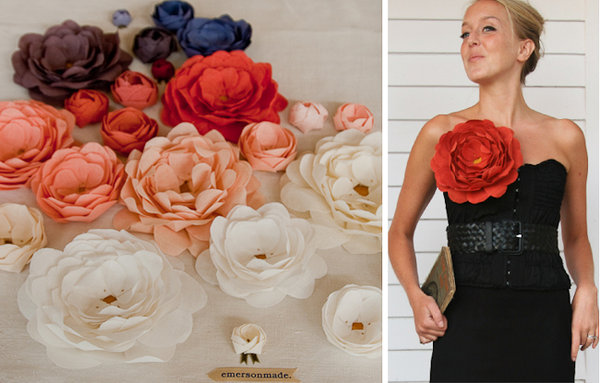 These Lovely Cloth Flowers Are Made By EmersonMade I LOVE Their