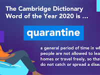 Quarantine’ named Cambridge Dictionary’s Word of the Year 2020.