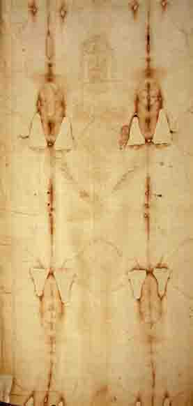 Shroud of Turin has a 3 D image of Jesus.