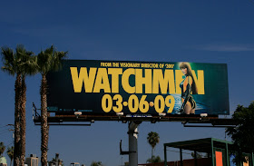 Watchmen Silk Spectre II movie billboard