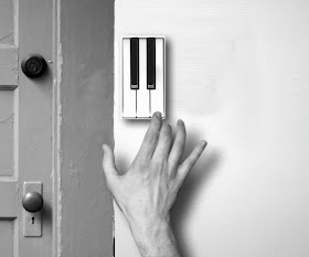 Playful piano doorbell by Li Jianye