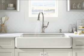 The Worth Faucet by Kohler at the Home Depot | Denise on a Whim