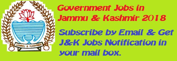 Jobs in J & K Govt