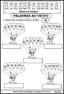 Alfabetização, formação de palavras