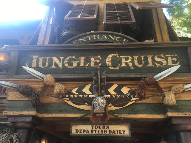 Jungle Cruise Disneyland Entrance Sign