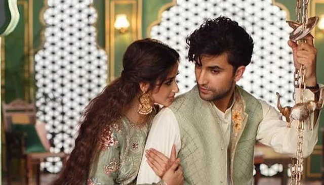 Ahad Raza Mir thanks fans for love on first wedding anniversary with Sajal Aly