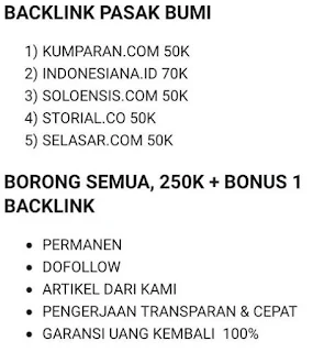 backlink pasak bumi